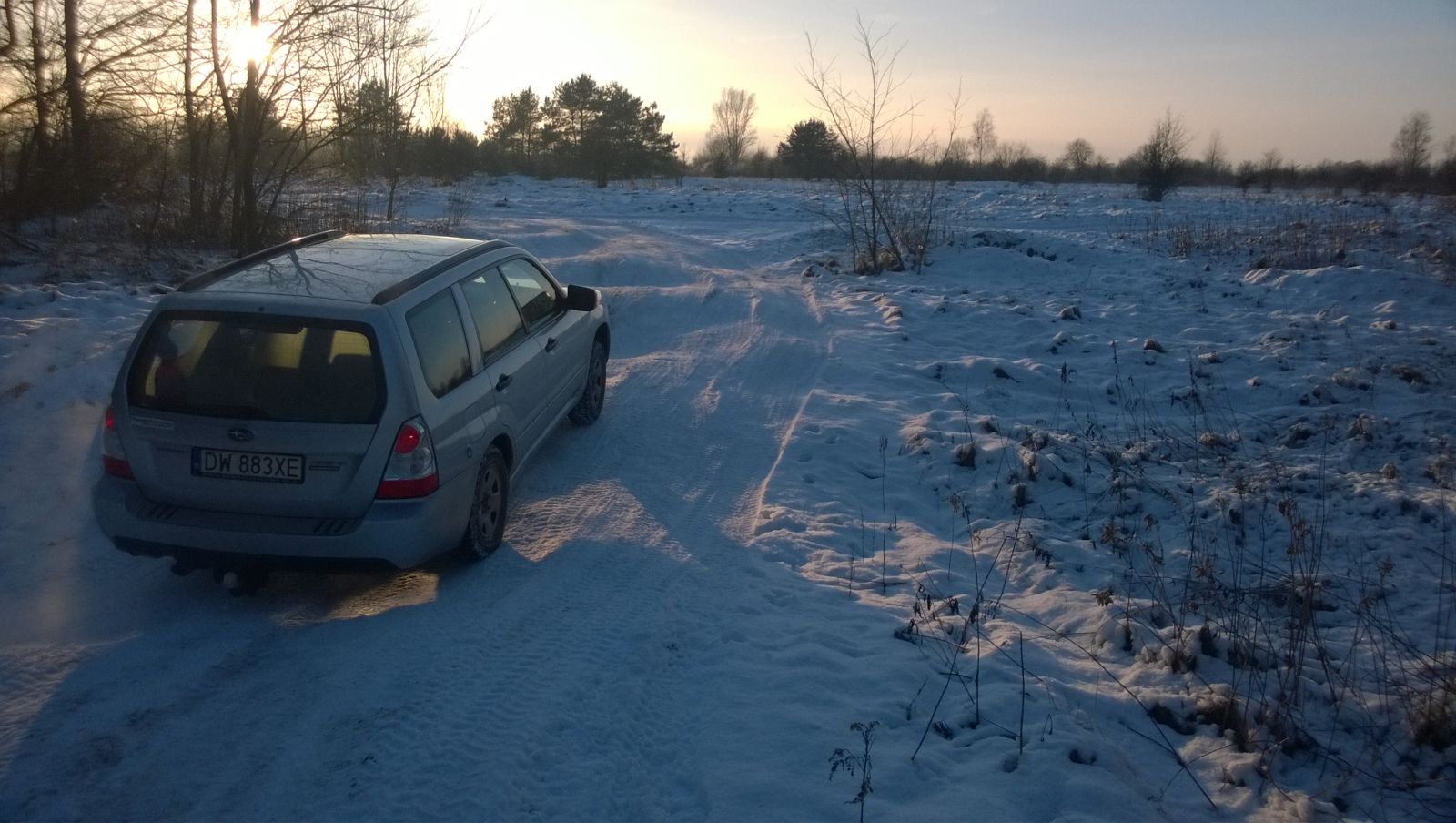 Pierwszy śnieg Wrocław 2015 